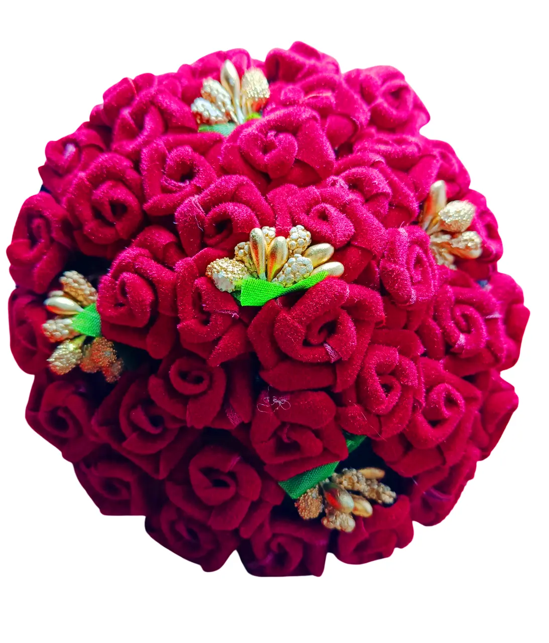 Traditional Handcrafted Round Floral Hair Accessory